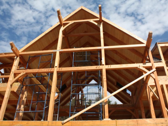 Mt. Holly (T00504) timber frame construction