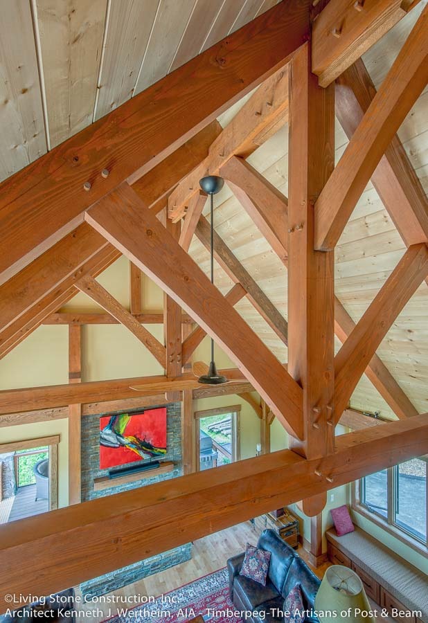 Arden, NC (T00791) great room timber frame