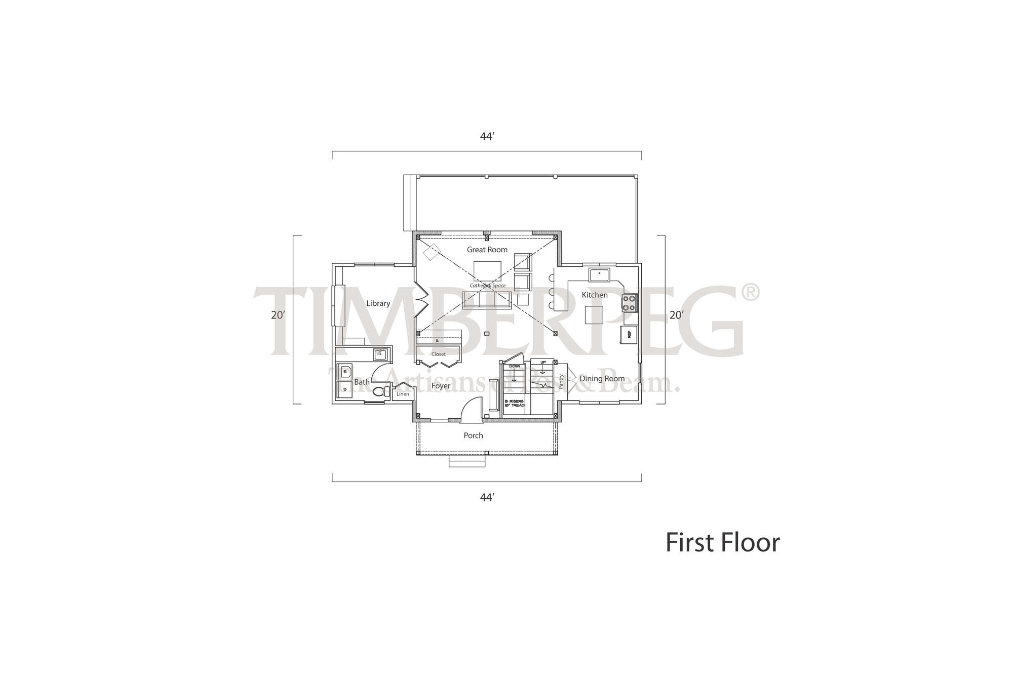 Stewartstown, PA (T00806) first floor plan