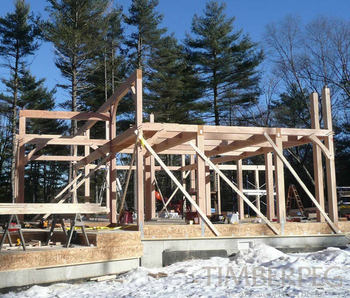 Arts & Crafts timber frame construction