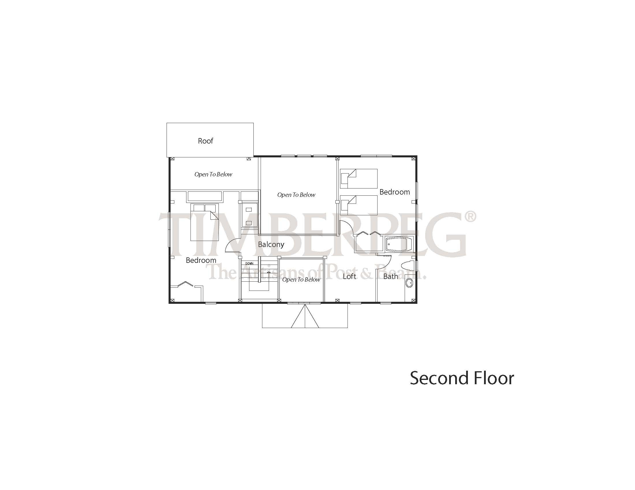 Tisbury 2000 second floor plan