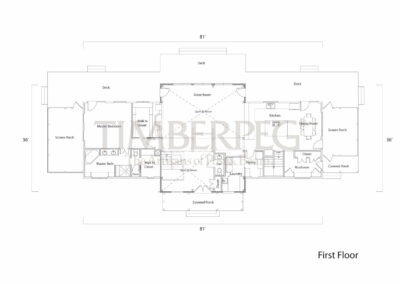 Washington, VA (T00392) first floor plan