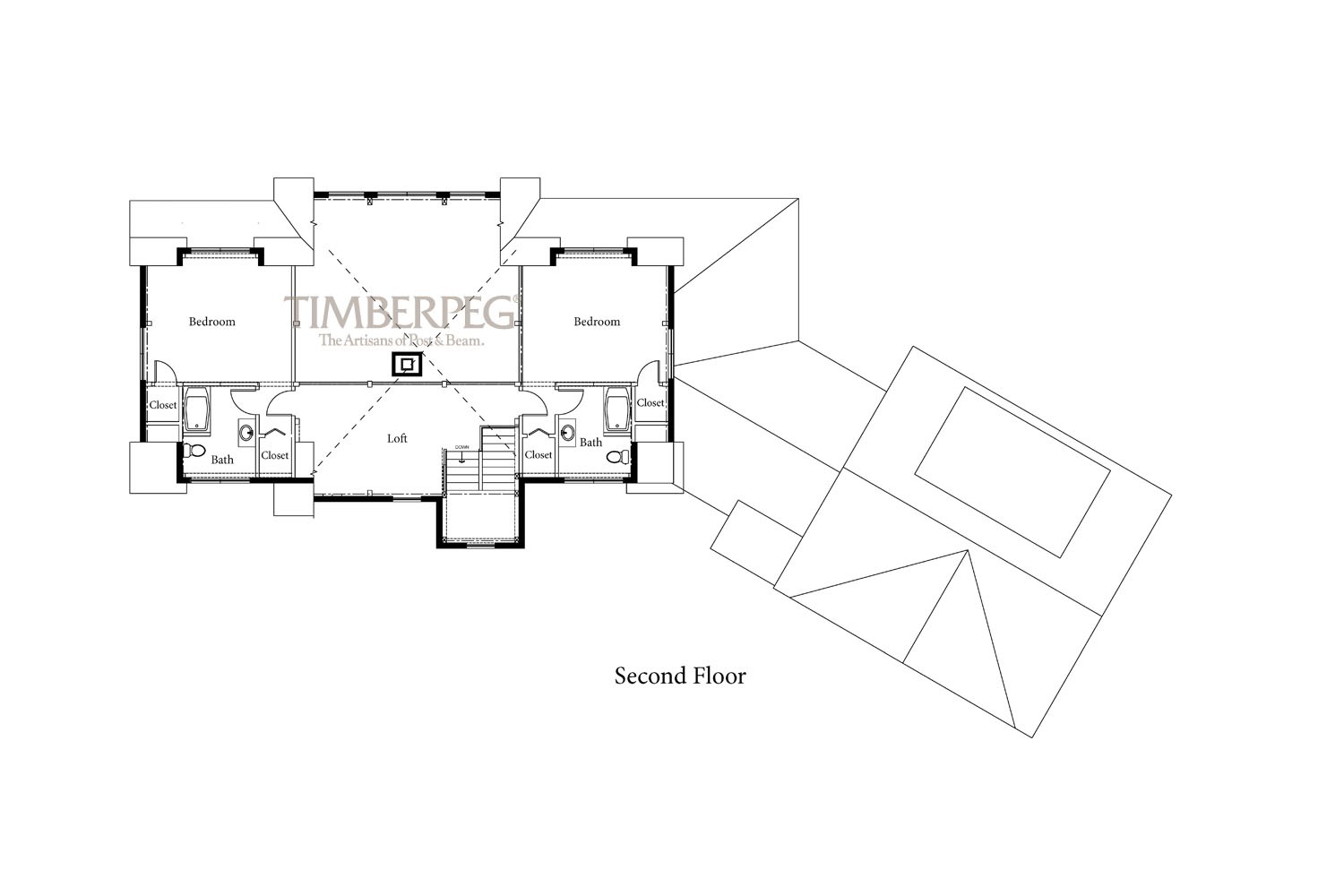 Harvard, MA (T01093) second floor plan