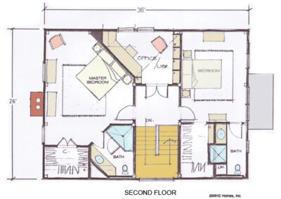 The Cottage II-Second Floor Plan