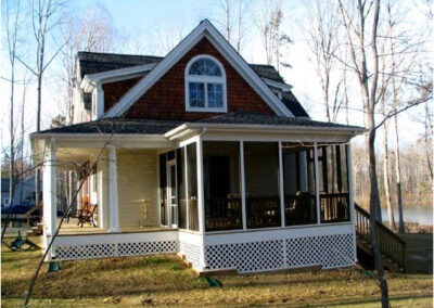 The Lake Anna (5466) exterior featuring screen porch and front porch
