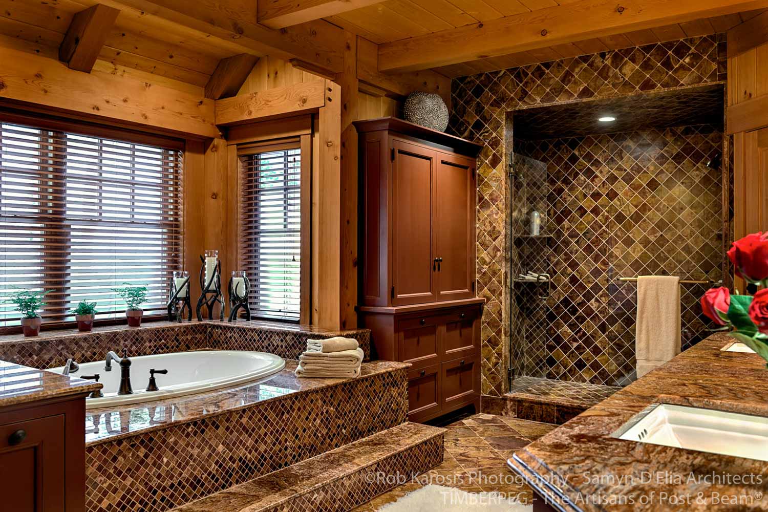 Lincoln Ski Home master bathroom