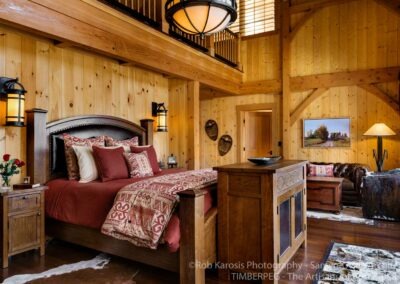 Loon Mountain Ski Home master bedroom
