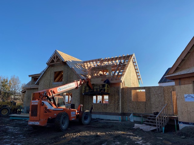 T01476 Homer construction of timber frame home