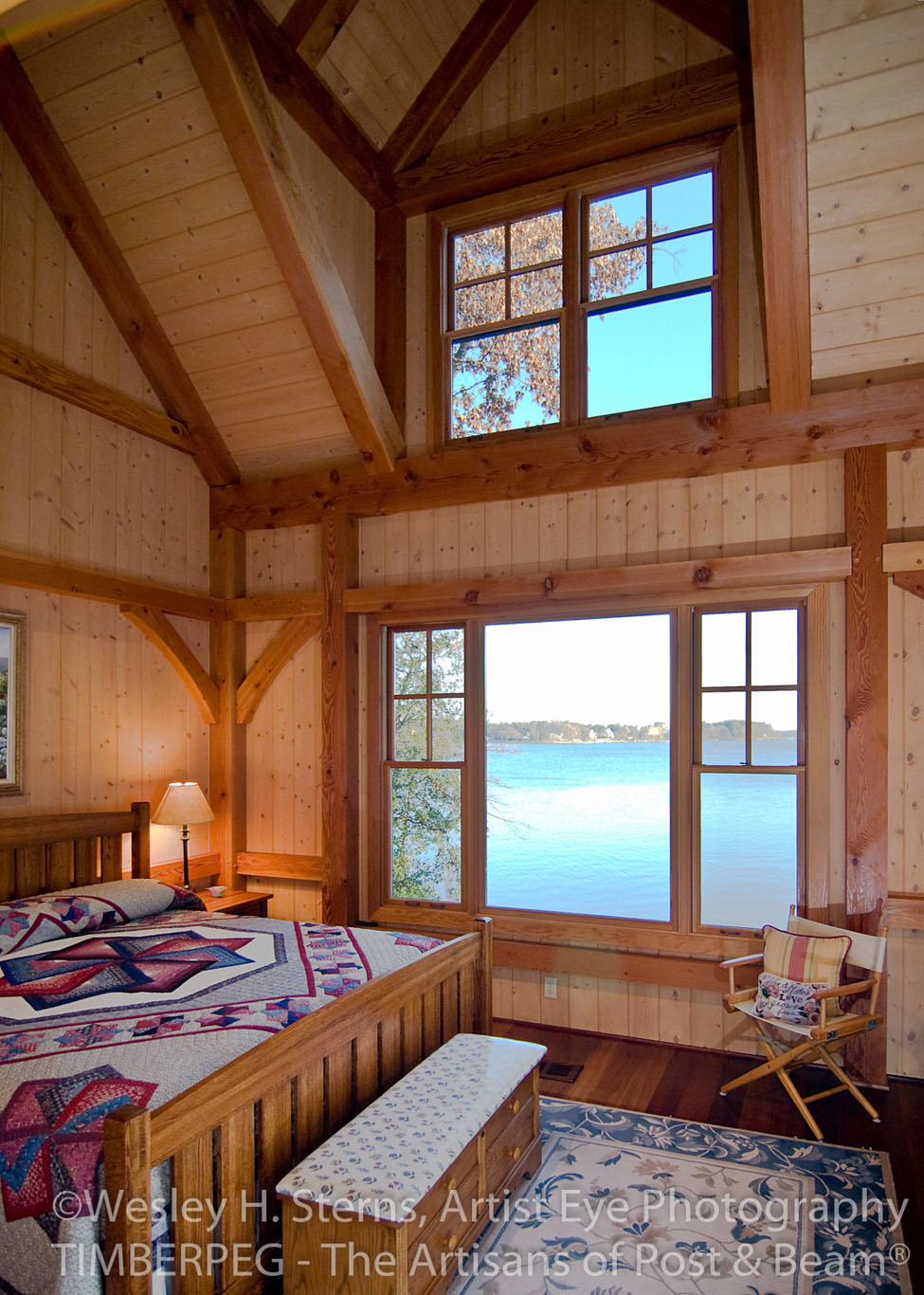 Lake Norman bedroom view out of window