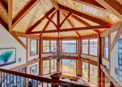 Birch Point T00352 interior picture featuring decorative trusses