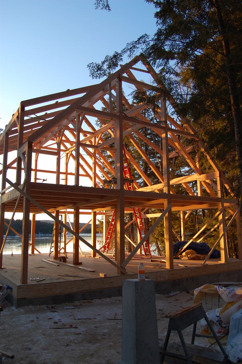 Center Harbor T00463 construction of timber frame