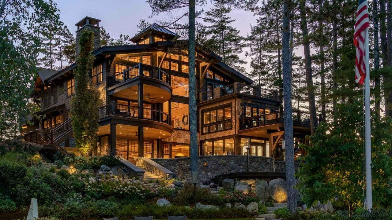 Hanson Cove Lake Lodge A Timberpeg Waterfront Home