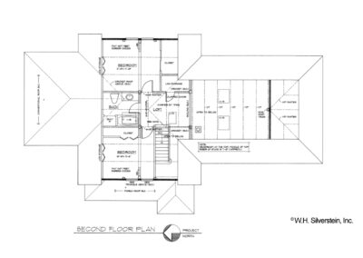 Bayfield WI Floor Plan for second floor